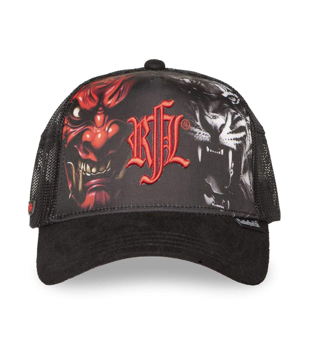 Casquette trucker avec filet bi-matière Damon Rock'n Free Life-2