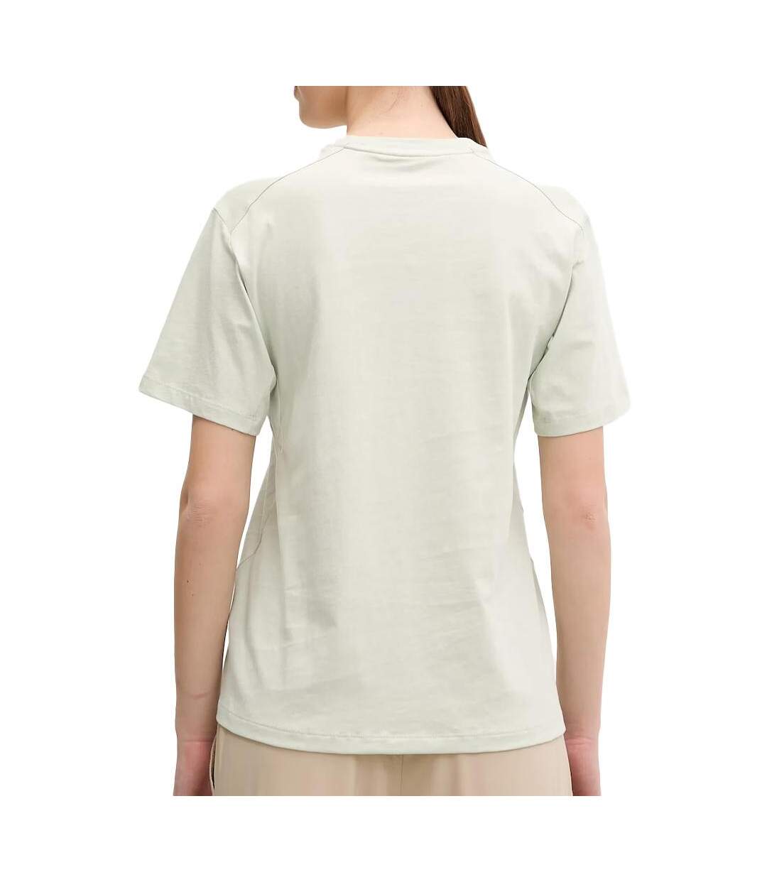 T-shirt vert femme adidas w tx logo tee-2