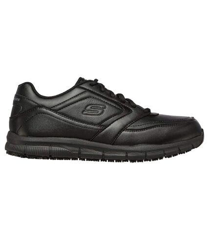 Skechers Mens Nampa Occupational Sneakers (Black) - UTFS8104