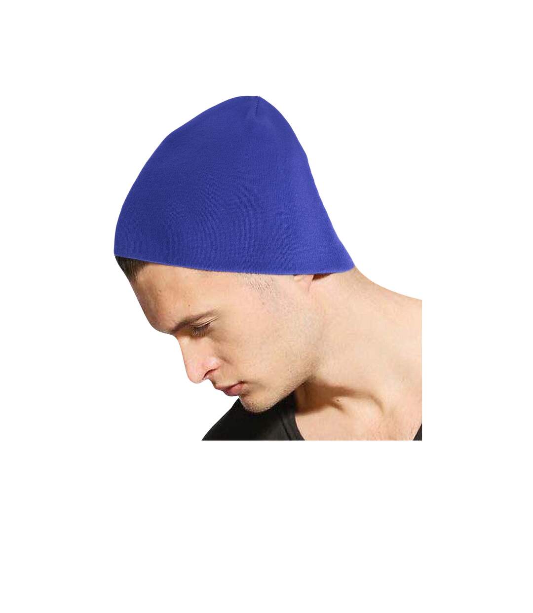 Bonnet épais adulte unisexe bleu roi Yupoong-2