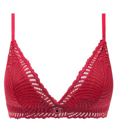 Soutien-gorge souple bordeaux Glory
