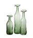 Vase Design en Verre Eclosion 33cm Vert-2