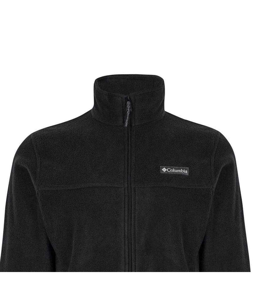 Mens Steens Walking Fleece Jacket Black Columbia-3