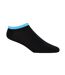 Pack of 7  Mens ketola liner socks  black/multicoloured Bench