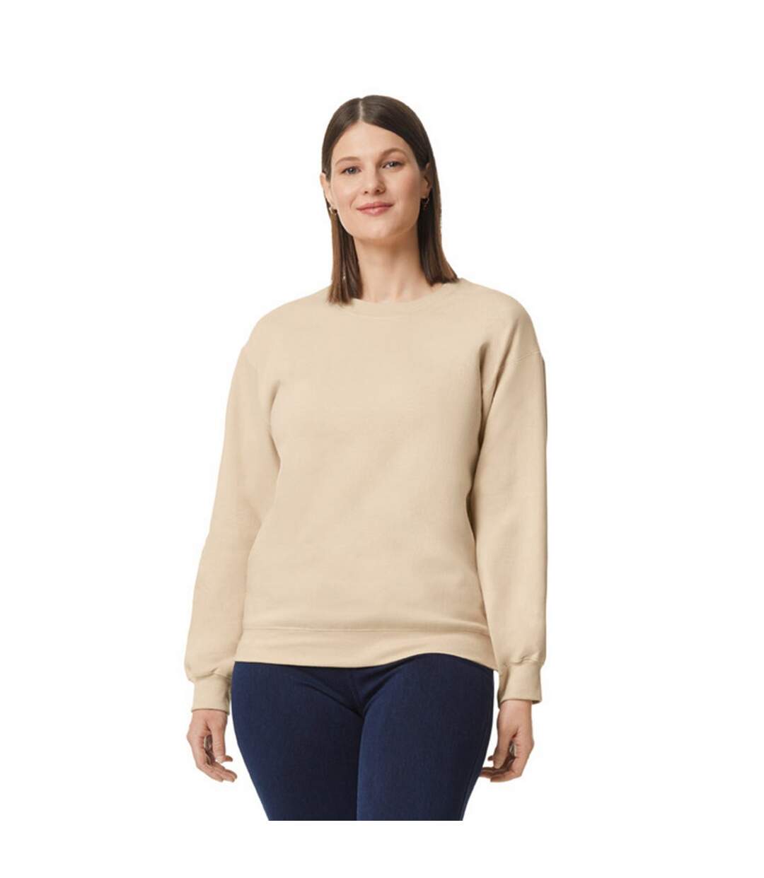 Sweat Softstyle Adulte Sable Gildan-1