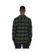 Surchemise Motif/style À Carreaux Homme Vert Kaki Foncé Only-3