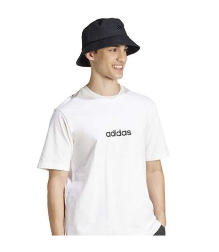 T-shirt Motif/style Linéaire Homme Blanc Adidas