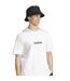 T-shirt Motif/style Linéaire Homme Blanc Adidas-4