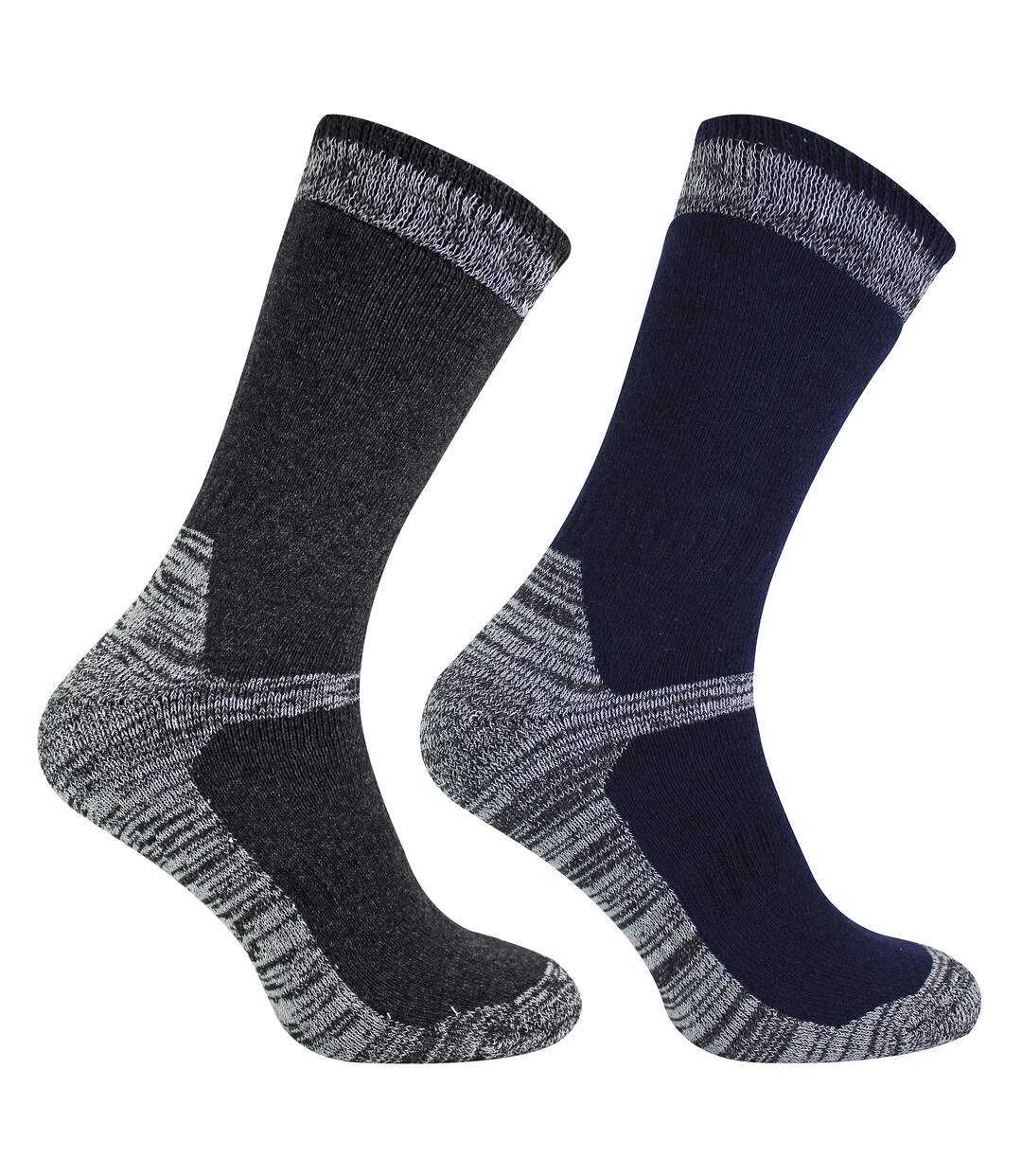 4 Pr Chaussettes de Travail Homme Coton pour Été-3