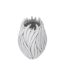 Vase Design en Relief Honduras 41cm Blanc-2