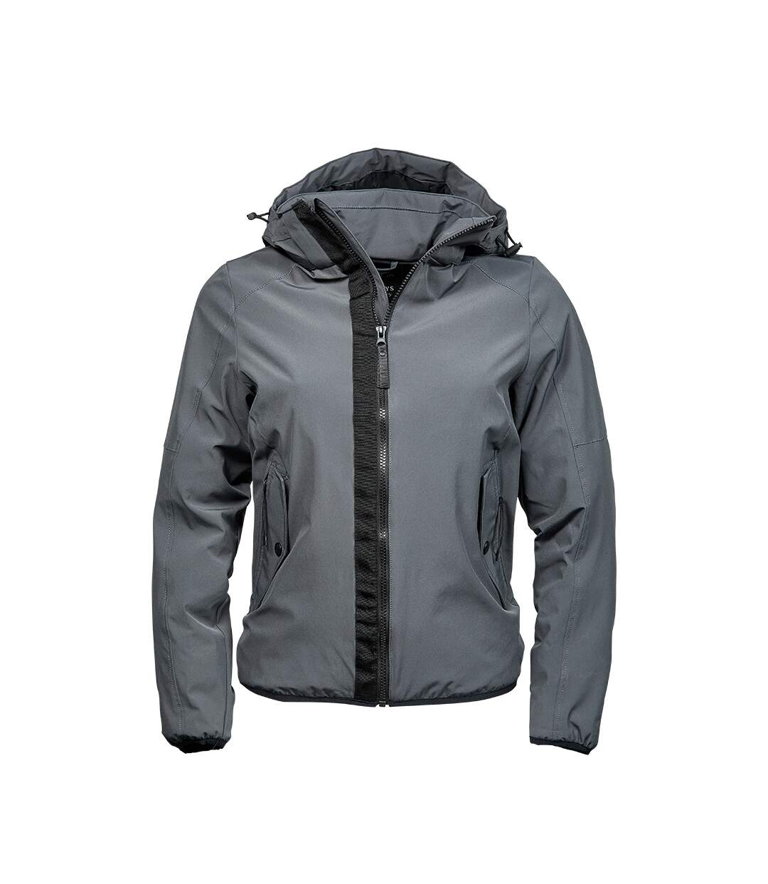 Veste softshell urban adventure femme gris clair Tee Jays-1