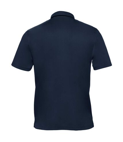 Mens treeline performance polo shirt navy Stormtech