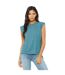 Bella + Canvas - T-shirt manches courtes FLOWY - Femme (Bleu sarcelle chiné) - UTPC2924