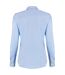 Kustom Kit Womens/Ladies Oxford Stretch Tailored Long-Sleeved Shirt (Light Blue) - UTBC5431