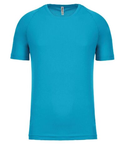 T-shirt sport - Running - Homme - PA438 - bleu turquoise