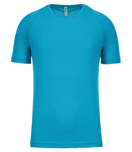 T-shirt sport - Running - Homme - PA438 - bleu turquoise