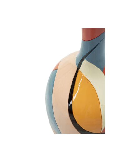 Vase Déco en Résine Rubic 66cm Multicolore