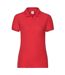 Polo Femme Rouge Fruit Of The Loom-1