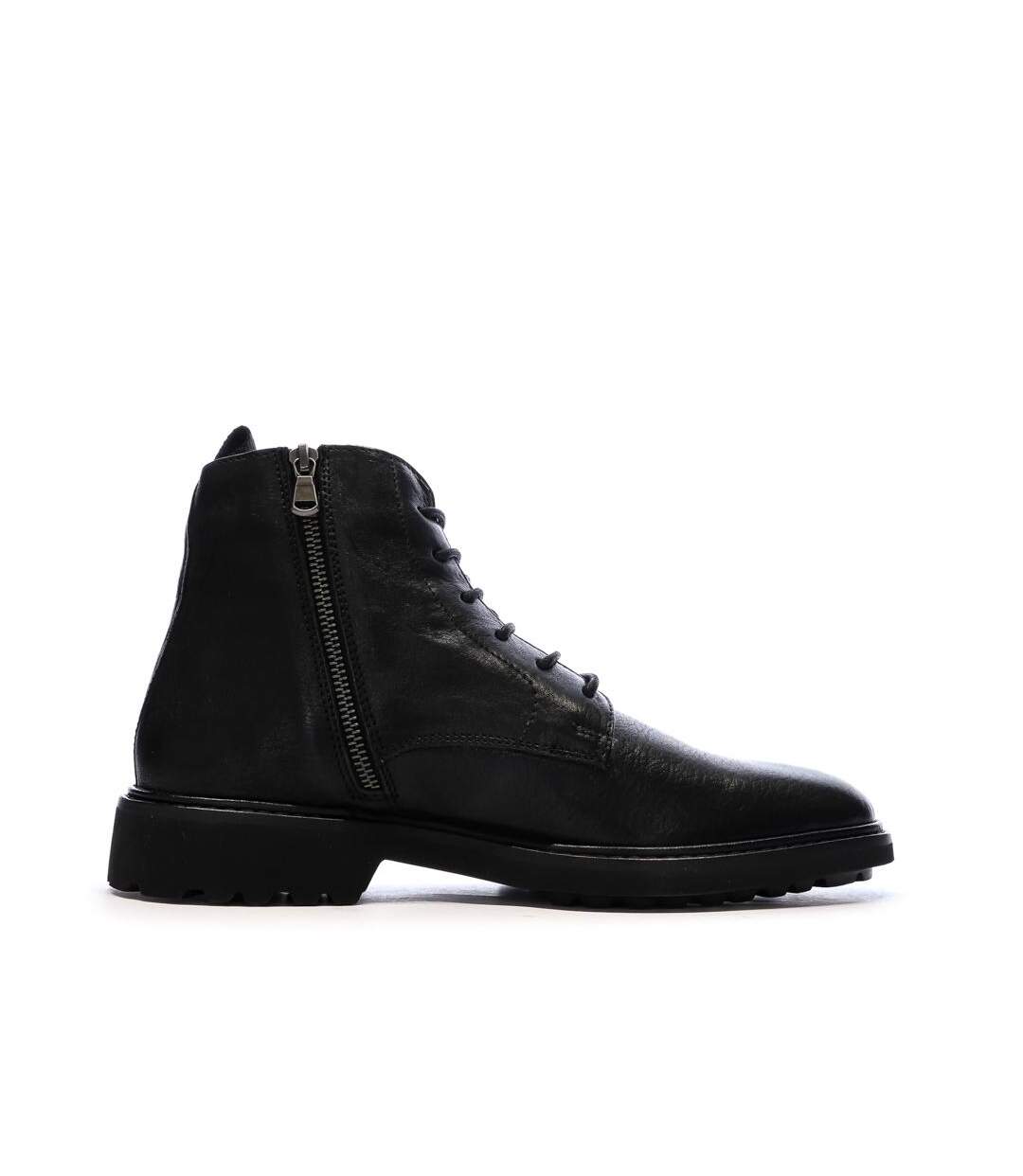 Bottines noires homme geox cannaregio-2