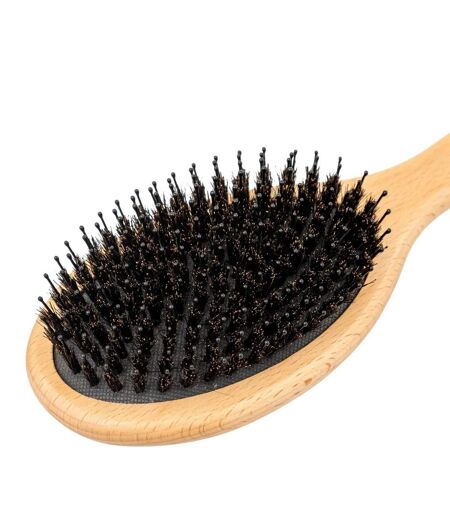 Brosse à Cheveux Poils de Sanglier 24cm Naturel