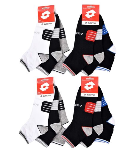 Chaussettes Homme LOTTO Pack de 12 paires QUARTER 3614