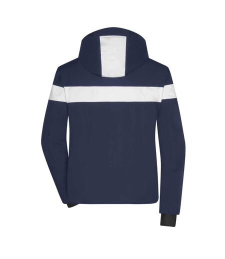 Veste Wintersport Homme Bleu Marine Blanc Rouge Clair James And Nicholson