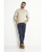 Pull col V manches longues coton-3