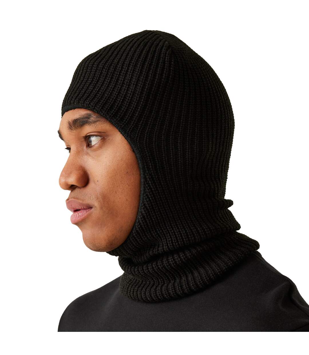 Regatta Unisex Open Face Balaclava (Black) (One Size) - UTRG1443-4