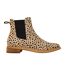 Womens/ladies Charli Spotted Suede Twin Gusset Chelsea Boots Multicoloured Toms-1