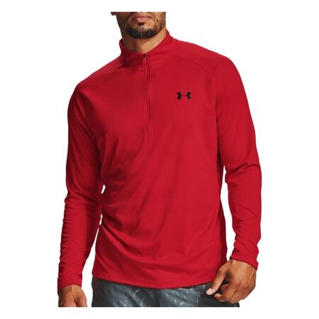 Sweat 1/2 zip Rouge Homme Under Armour Tech 2.0 - L