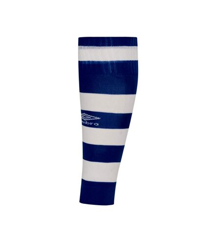 Mens hooped sock leg new royal/white Umbro