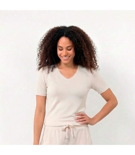 Isotoner T-shirts Homewear femme vêtements d'intérieur, matière ultra-douce et respirante, viscose ecovero™, vêtement de nuit