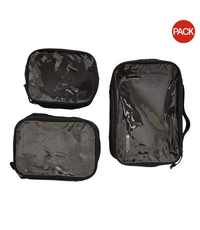 Ensemble De Trousse De Toilette Taille Unique Noir Mountain Warehouse
