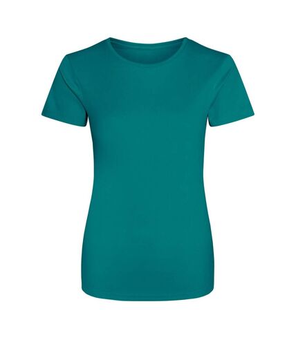 Just Cool Womens/Ladies Sports Plain T-Shirt (Jade) - UTRW686