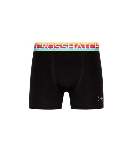 Pack of 3  Mens rainbow boxer shorts  multicoloured Crosshatch