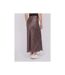 Jupe longue satin motif pois XORIL - Dona X Lisa-2