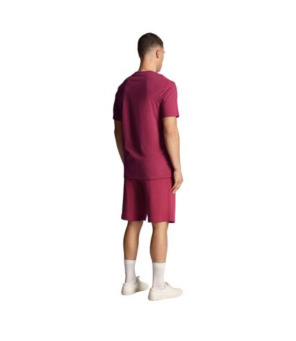 Short de jogging homme bordeaux clair Lyle & Scott Lyle & Scott