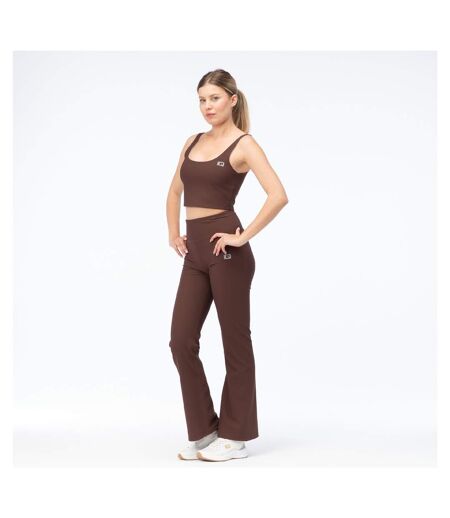 Womens/ladies Javenta Sports Bra Deep Mahogany IQ