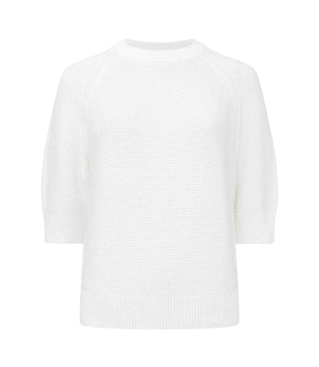 Sweat Manches ¾ Femme Blanc French Connection-2