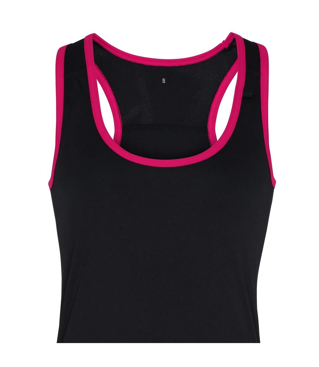 Débardeur de fitness femmes noir/rose Tri Dri-2