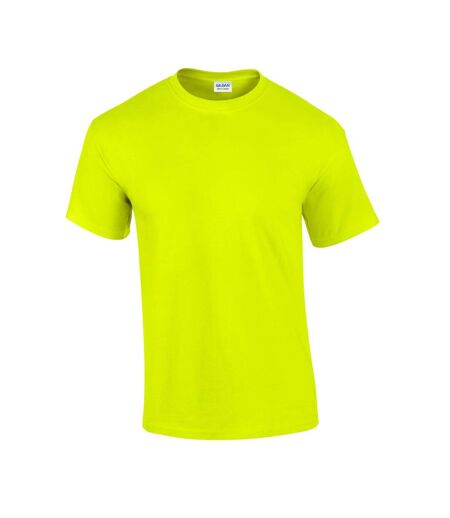 Gildan Mens Ultra Cotton T-Shirt (Safety Green) - UTPC6407