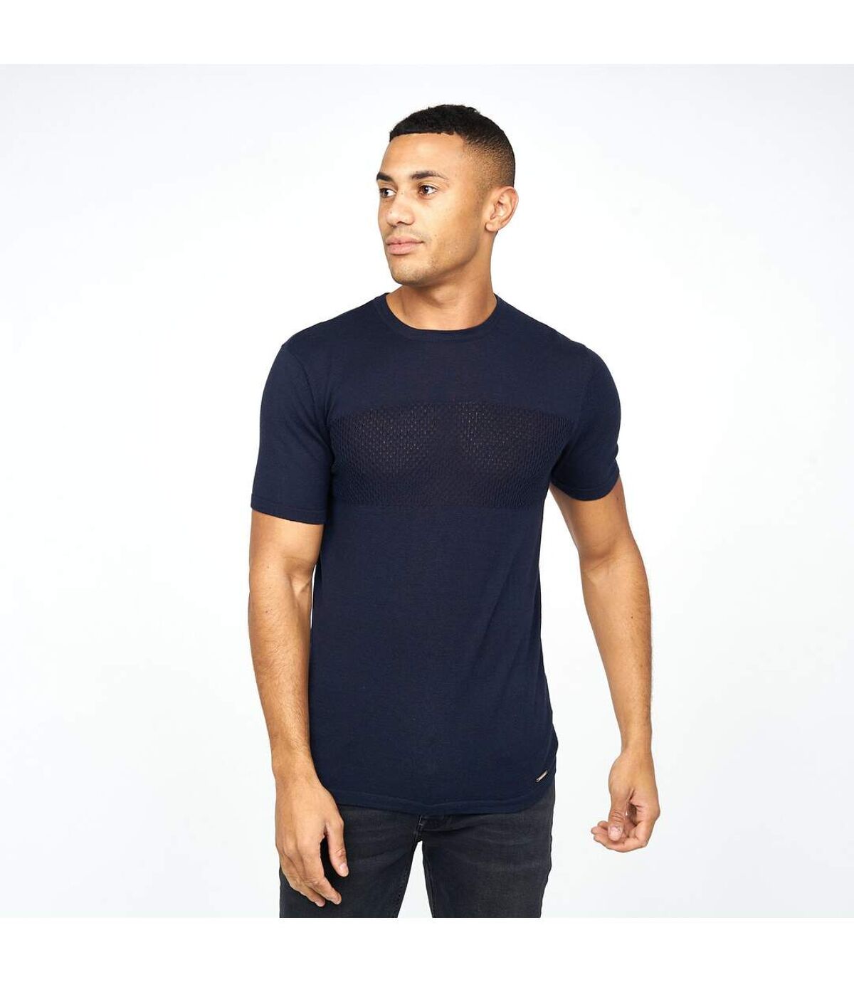 Born Rich Mens Didier Marl T-Shirt (Sky Captain Marl)