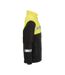 Mens 7300 Fleece Jacket Black Yellow Projob-3