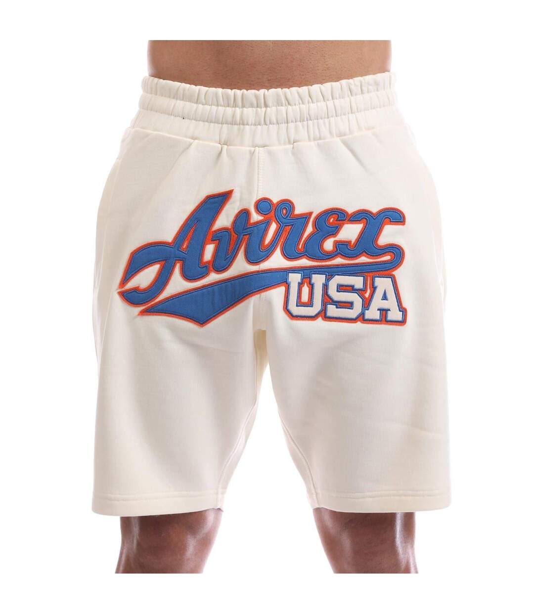 Short De Jogging Haven Homme Écru Avirex-2