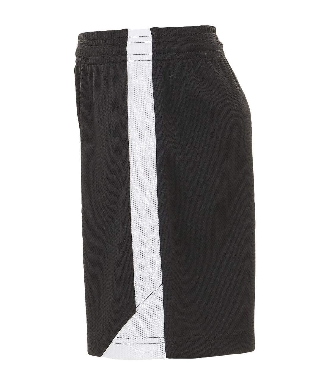 Short de foot adulte OLIMPICO 01718 - noir et blanc-3