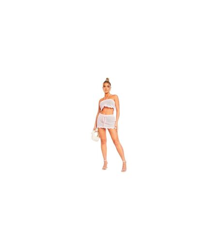 Mini Jupe Femme Rose Missy Empire