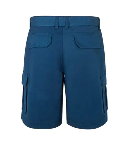 Short À Poches Motif/style Délavé Homme Bleu Marine SoulCal