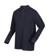 Regatta Mens Leaonzo Long-Sleeved Polo Shirt (Navy/Black)