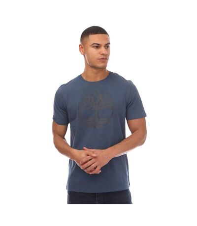 T-shirt kennebec river tree homme bleu denim Timberland