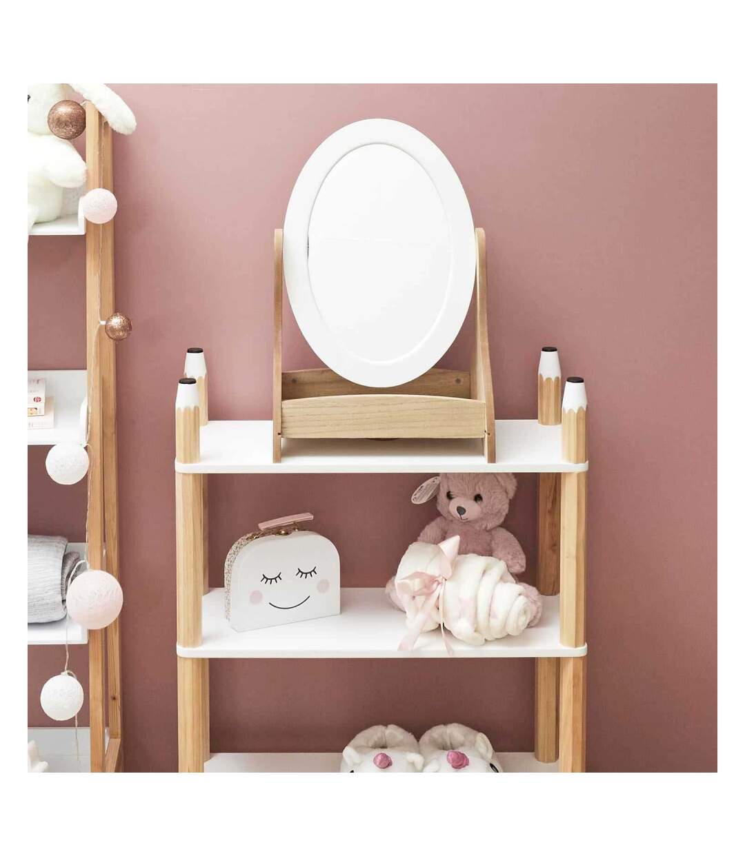 Miroir coiffeuse Bella 32 x 24 x 49 cm-2